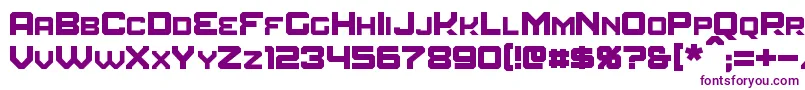 Amuro Font – Purple Fonts on White Background