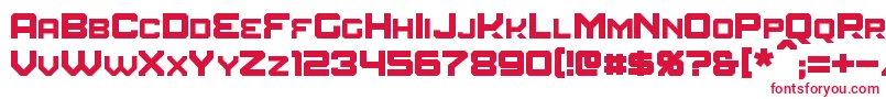 Amuro-fontti – punaiset fontit valkoisella taustalla