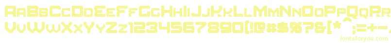 Amuro-Schriftart – Gelbe Schriften