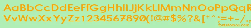 More about Bogstand Font Bogstand Font – Orange Fonts on Green Background