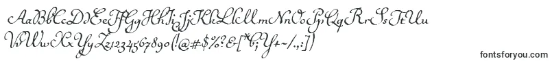 Ballerinoitc-Schriftart – Buchstaben-Schriften