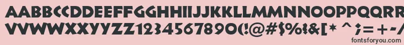 Tt1115m Font – Black Fonts on Pink Background