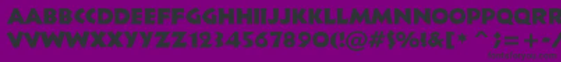 Tt1115m Font – Black Fonts on Purple Background