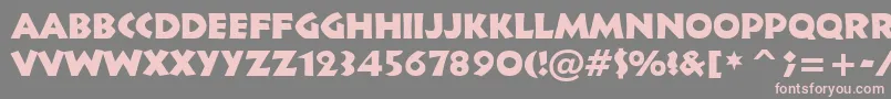 Tt1115m Font – Pink Fonts on Gray Background