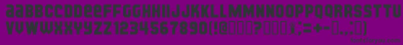 Kijkb Font – Black Fonts on Purple Background