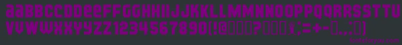 Kijkb Font – Purple Fonts on Black Background