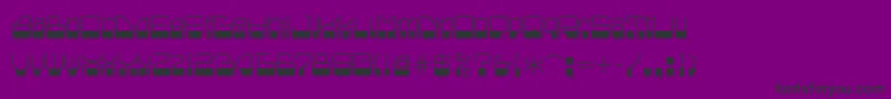 Blazium Font – Black Fonts on Purple Background