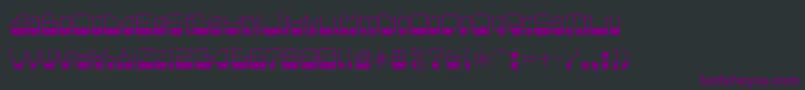 Шрифт Blazium – фиолетовые шрифты на чёрном фоне