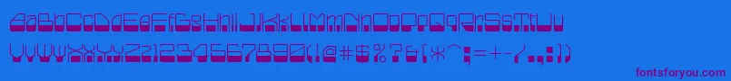 Blazium Font – Purple Fonts on Blue Background