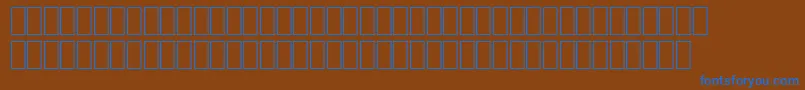 Шрифт Hqpb3 – синие шрифты на коричневом фоне