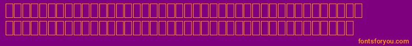 Hqpb3 Font – Orange Fonts on Purple Background