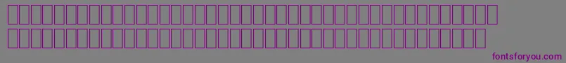 Шрифт Hqpb3 – фиолетовые шрифты на сером фоне