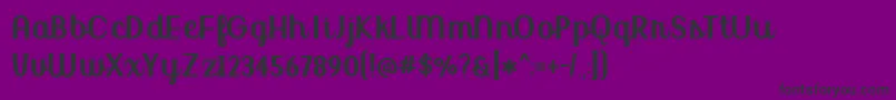 UptownMarketUprightDemo Font – Black Fonts on Purple Background