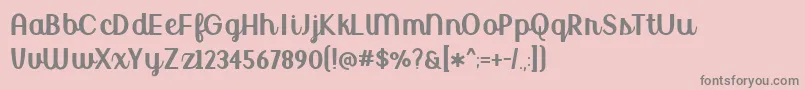 Más sobre la fuente UptownMarketUprightDemo fuente UptownMarketUprightDemo – Fuentes Grises Sobre Fondo Rosa