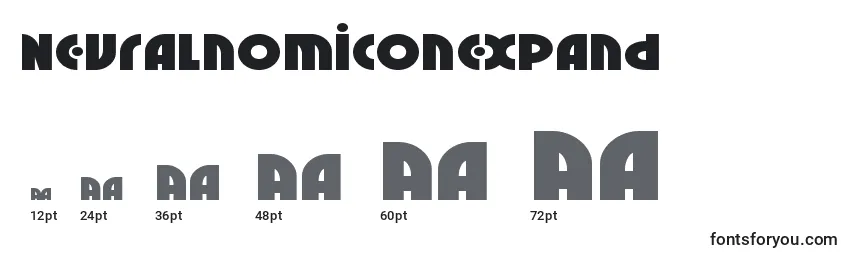Neuralnomiconexpand Font Sizes