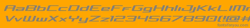 fuente Concielianexpandsemital – Fuentes Grises Sobre Fondo Naranja