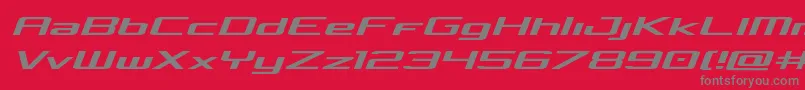 Police Concielianexpandsemital – polices grises sur fond rouge