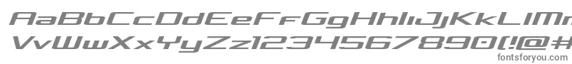 Concielianexpandsemital Font – Gray Fonts on White Background