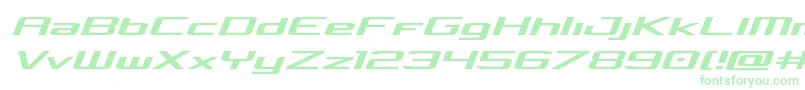 Concielianexpandsemital Font – Green Fonts on White Background