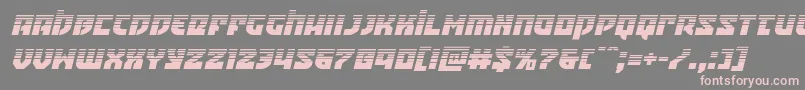 Crazyivanhalfital Font – Pink Fonts on Gray Background