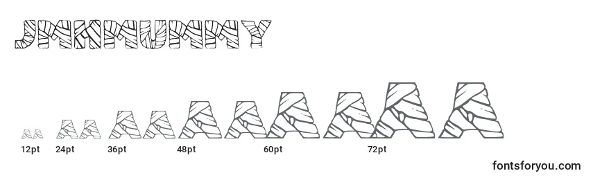 JmhMummy (31530) Font Sizes