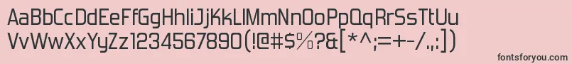 ForgottenfuturistrgRegular Font – Black Fonts on Pink Background