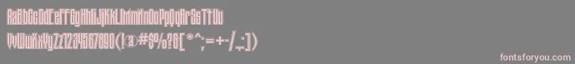 fuente Tauerninlinec – Fuentes Rosadas Sobre Fondo Gris