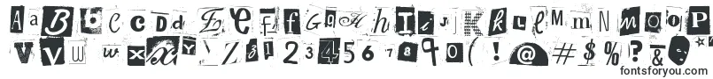 WoodcutterAnonymousPart2-Schriftart – Schriftarten, die mit W beginnen
