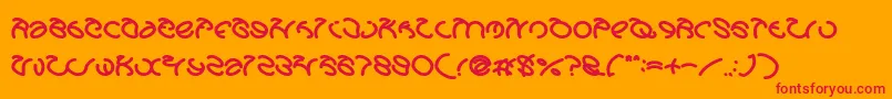 fuente GraphicDreamBold – Fuentes Rojas Sobre Fondo Naranja