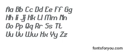 GrandPrixBoldItalic Font