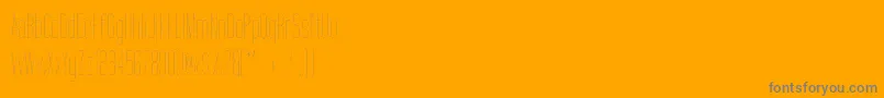 TallFilmsFine Font – Gray Fonts on Orange Background