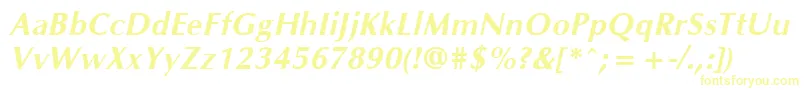 OklahomaBoldoblique Font – Yellow Fonts