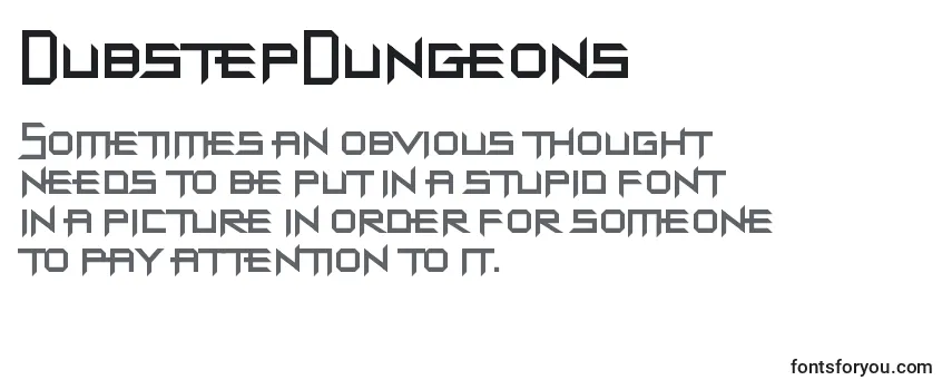 Review of the DubstepDungeons Font