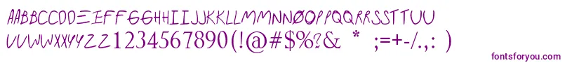 Paramorealbum Font – Purple Fonts