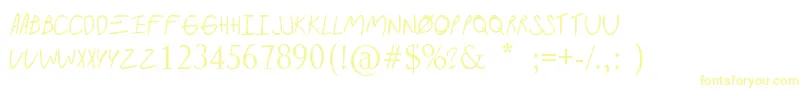 Paramorealbum Font – Yellow Fonts