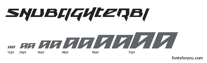 Snubfighterbi Font Sizes