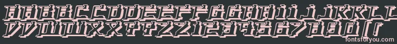YytriumDioxide Font – Pink Fonts on Black Background