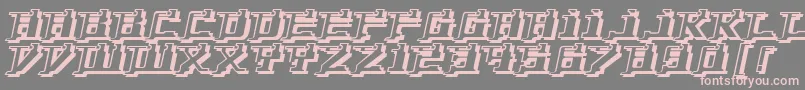 YytriumDioxide Font – Pink Fonts on Gray Background