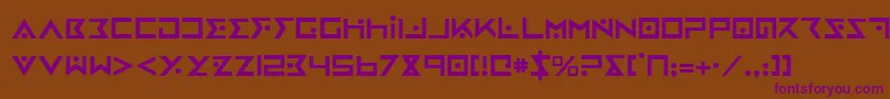 Подробнее о шрифте Iron ffy Шрифт Iron ffy – фиолетовые шрифты на коричневом фоне