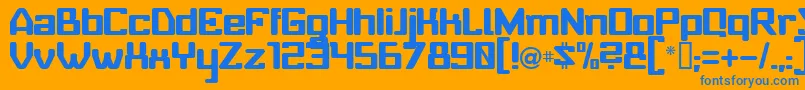 Подробнее о шрифте Babyu ffy Шрифт Babyu ffy – синие шрифты на оранжевом фоне