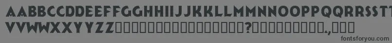 Jerk Font – Black Fonts on Gray Background