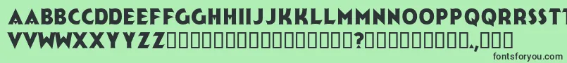 Jerk Font – Black Fonts on Green Background