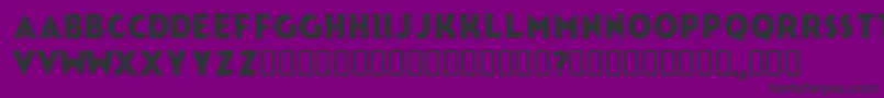 Jerk Font – Black Fonts on Purple Background