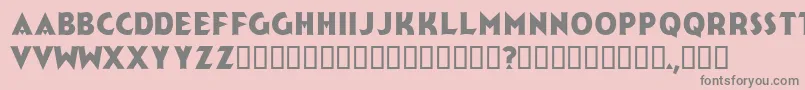 Jerk Font – Gray Fonts on Pink Background