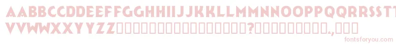 Jerk Font – Pink Fonts on White Background