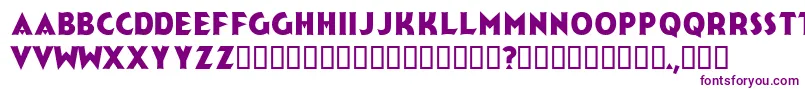 Jerk Font – Purple Fonts on White Background