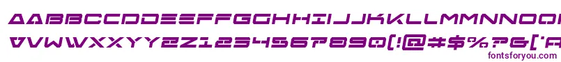 Freeagentboldsemital Font – Purple Fonts on White Background