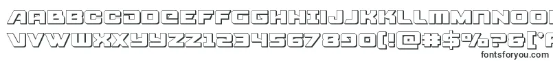 Aircruiser3D-fontti – 3D-fontit