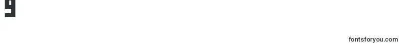 Fffforwa-Schriftart – Schriften für die Ziffer 9