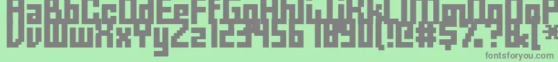 Подробнее о шрифте Fffforwa Шрифт Fffforwa – серые шрифты на зелёном фоне